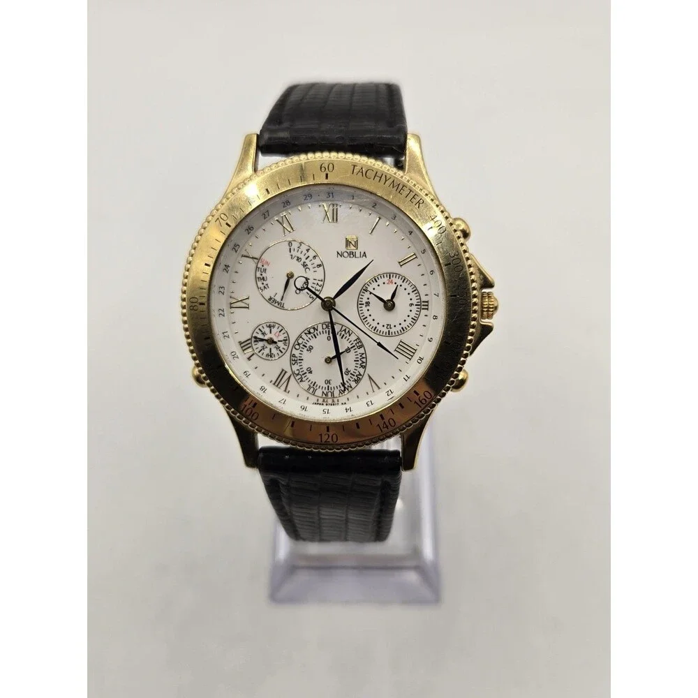 Rare Citizen Noblia 41mm Men's Multifunction Watch. New Battery.